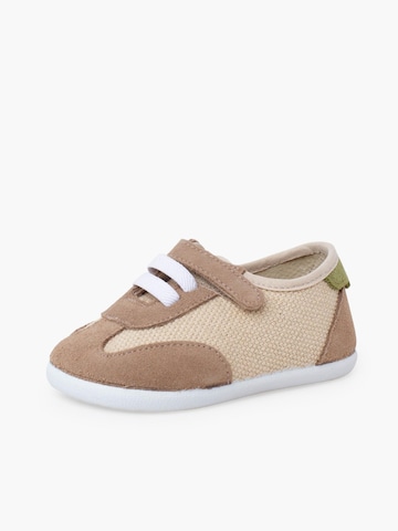 Baskets Pisamonas en beige : devant