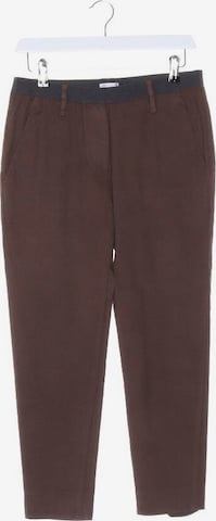 Brunello Cucinelli Pants in XS in Brown: front