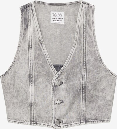 Pull&Bear Gilet en gris clair, Vue avec produit