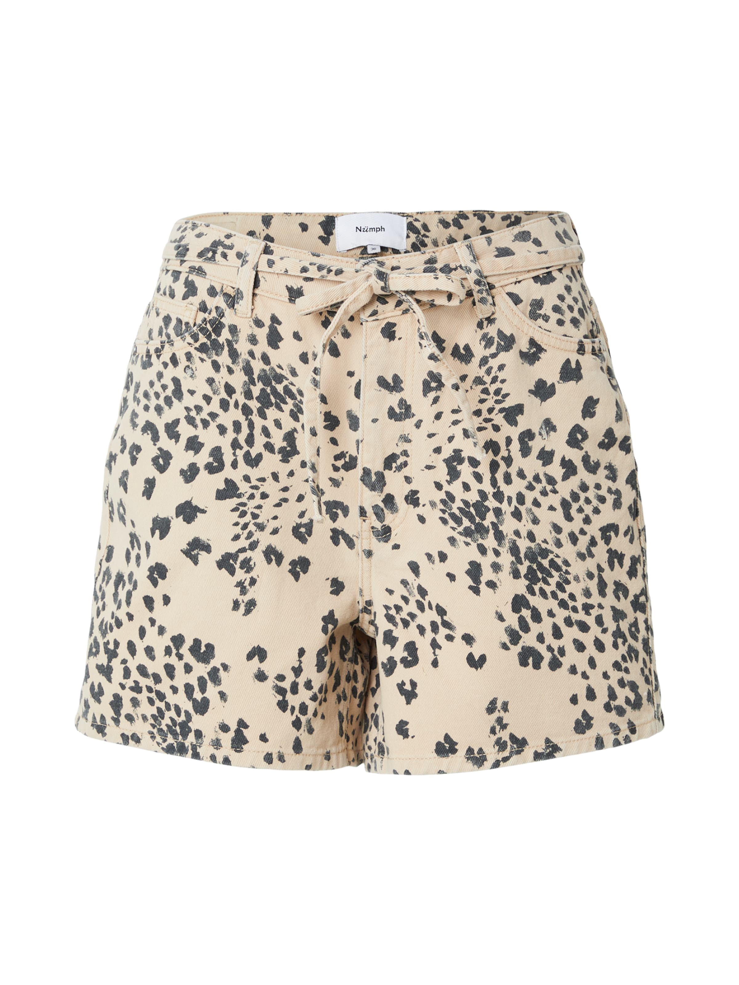 NÜMPH Τζιν 'SAVANNA' σε εκρού / μαύρο ντένιμ, Άποψη προϊόντος