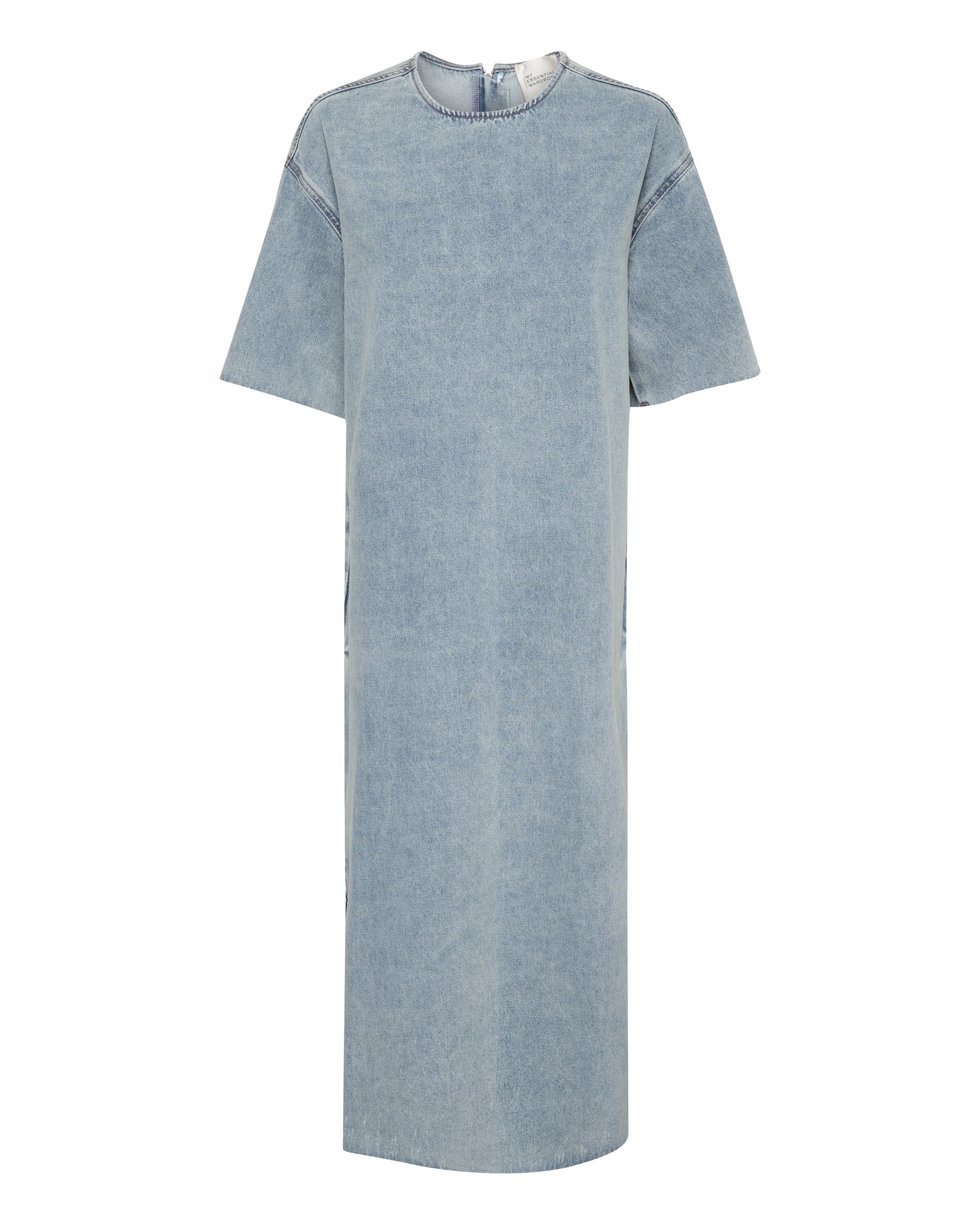 My Essential Wardrobe Jurk 'Latti' in Blauw: voorkant