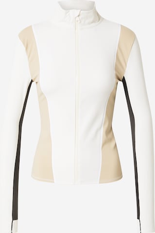 Veste de survêtement 'Endurance2' BOSS en blanc : devant