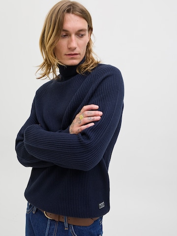 Pullover 'JJPANNEL' di JACK & JONES in blu