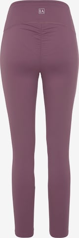 LASCANA ACTIVE Skinny Workout Pants in Purple