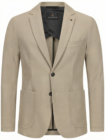 Zuitable Slim Fit Sakko 'DiBob'‌‌‌ in Beige