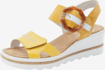 RIEKER Sandale in Gelb: front