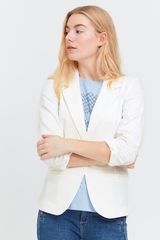 Fransa - Blazer 'ZABLAZER' em branco: frente