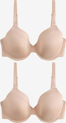 Next T-Shirt Rintaliivi värissä beige: etupuoli