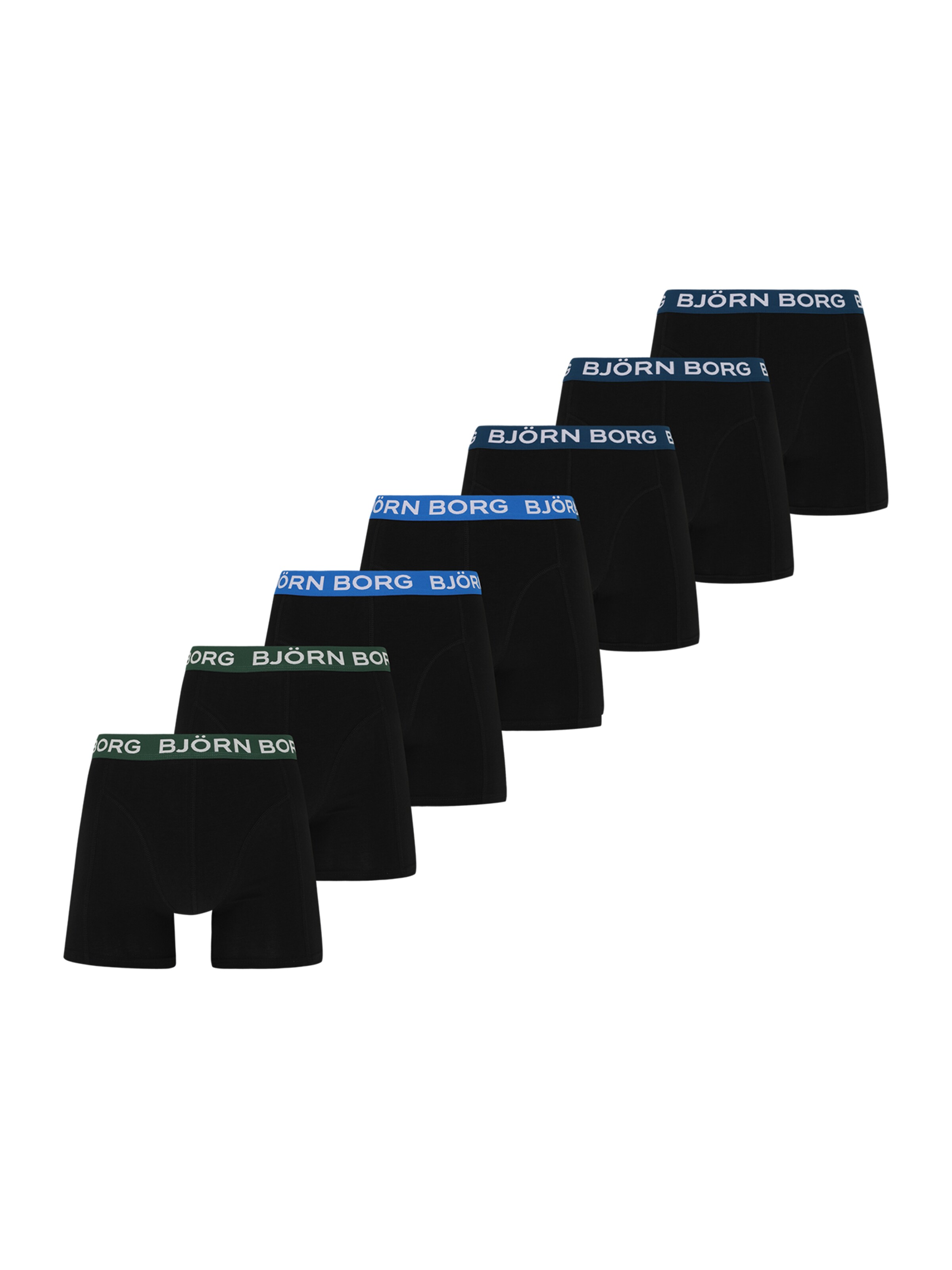 BJÖRN BORG Athletic Underwear in Black: front