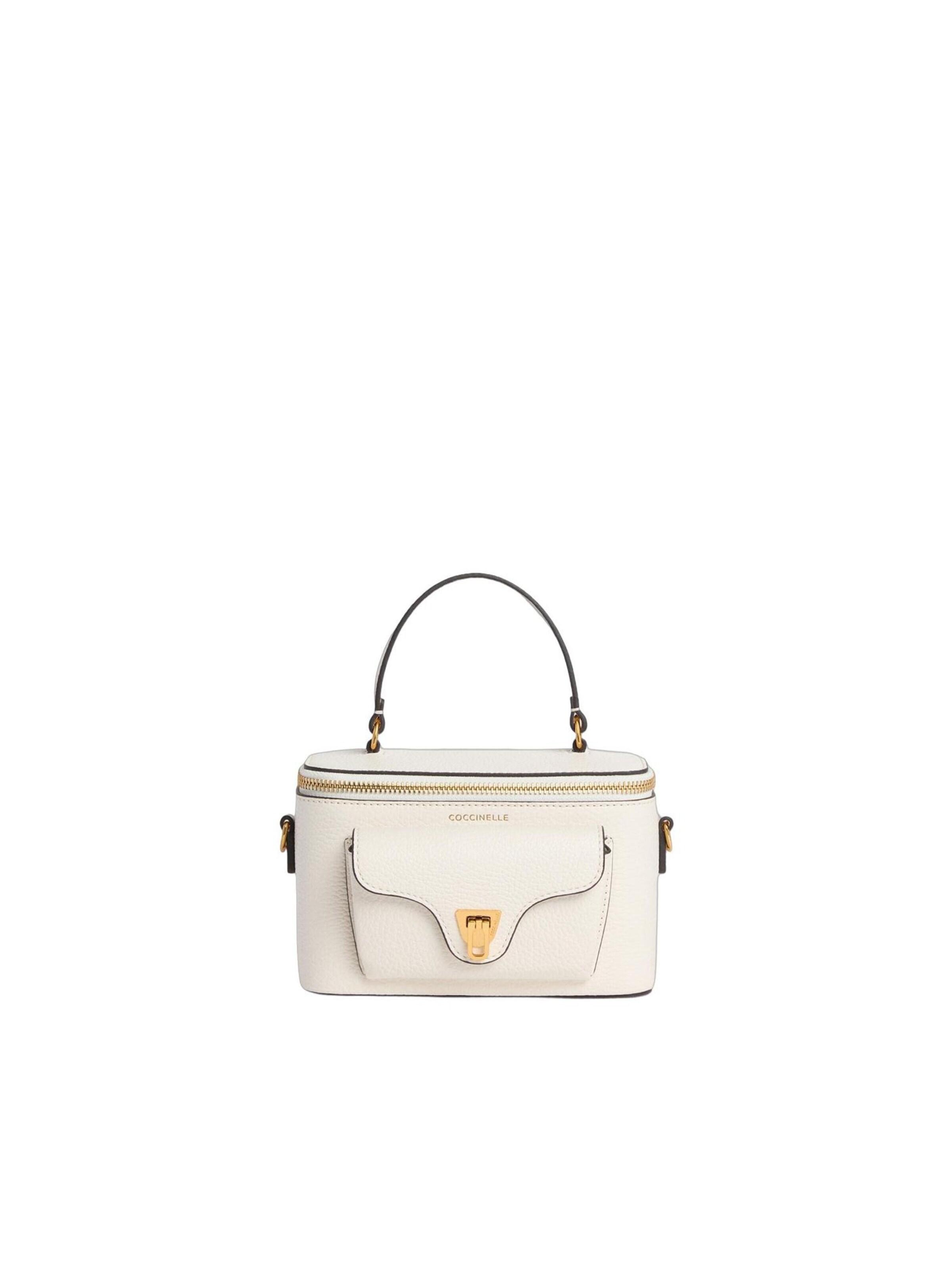 Borsa a mano 'Beat Generation' di Coccinelle in bianco: frontale