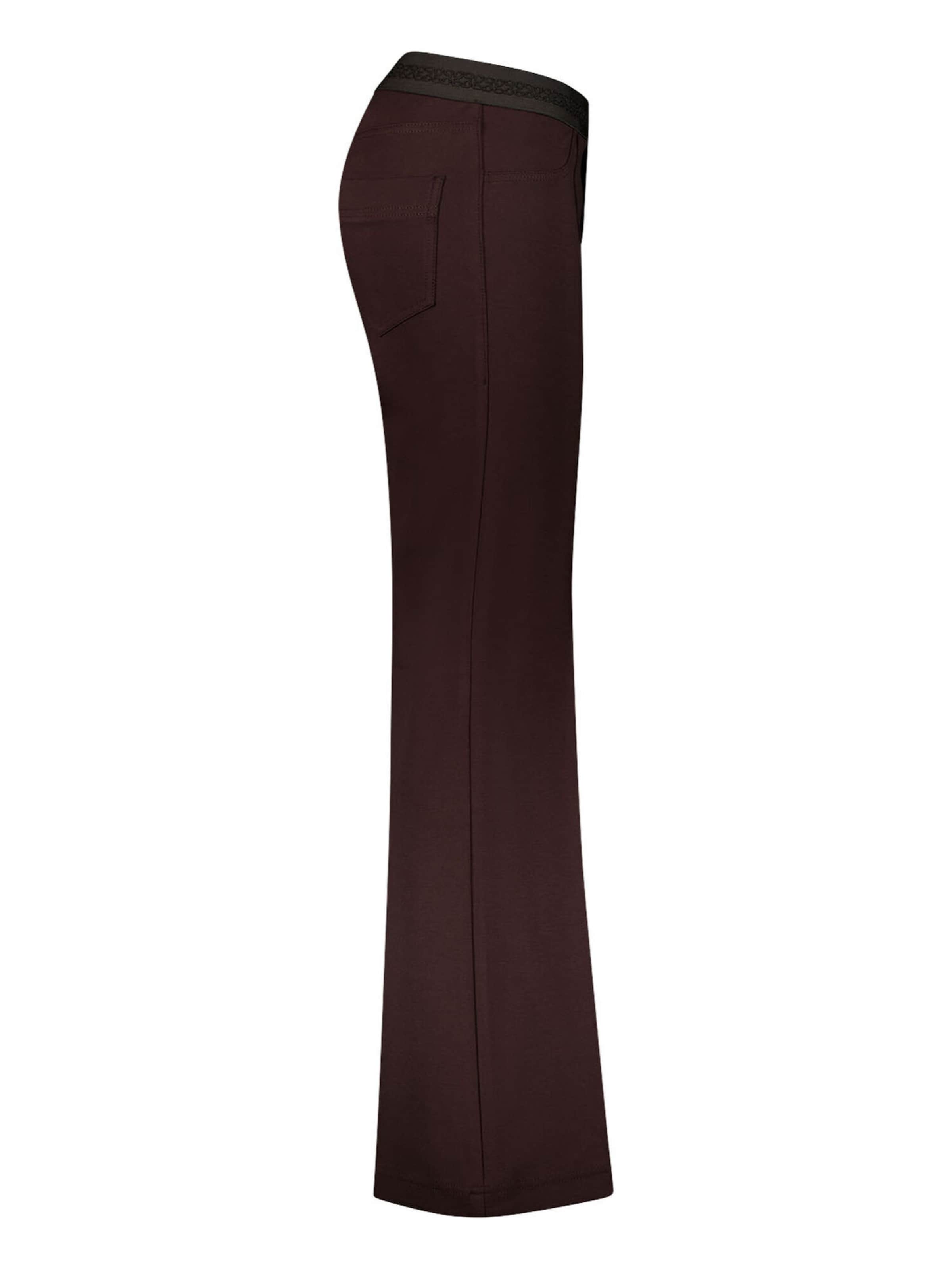 Gardeur Flared Trousers 'Zilla' in Brown