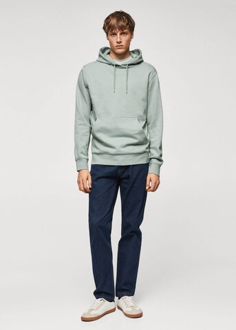 MANGO MAN Sweatshirt 'Bone' in Groen
