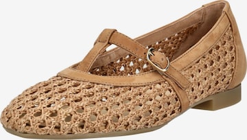 Ballerines Paul Green en marron : devant