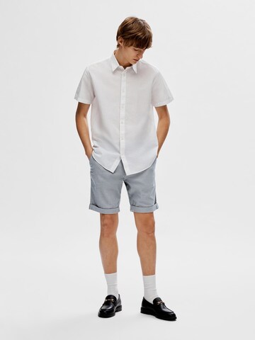 SELECTED HOMME Slimfit Chinobyxa 'Luton' i blå