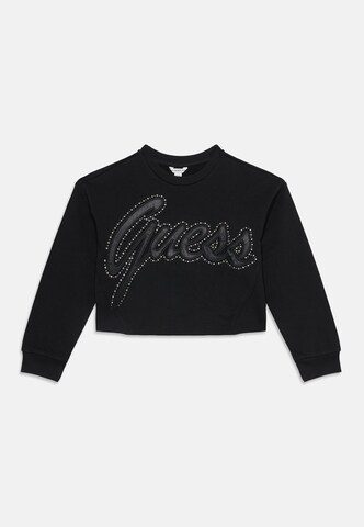 T-Shirt GUESS en noir : devant