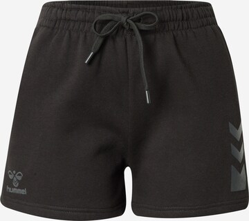 Hummel Regular Sportshorts 'Active' in Schwarz: predná strana