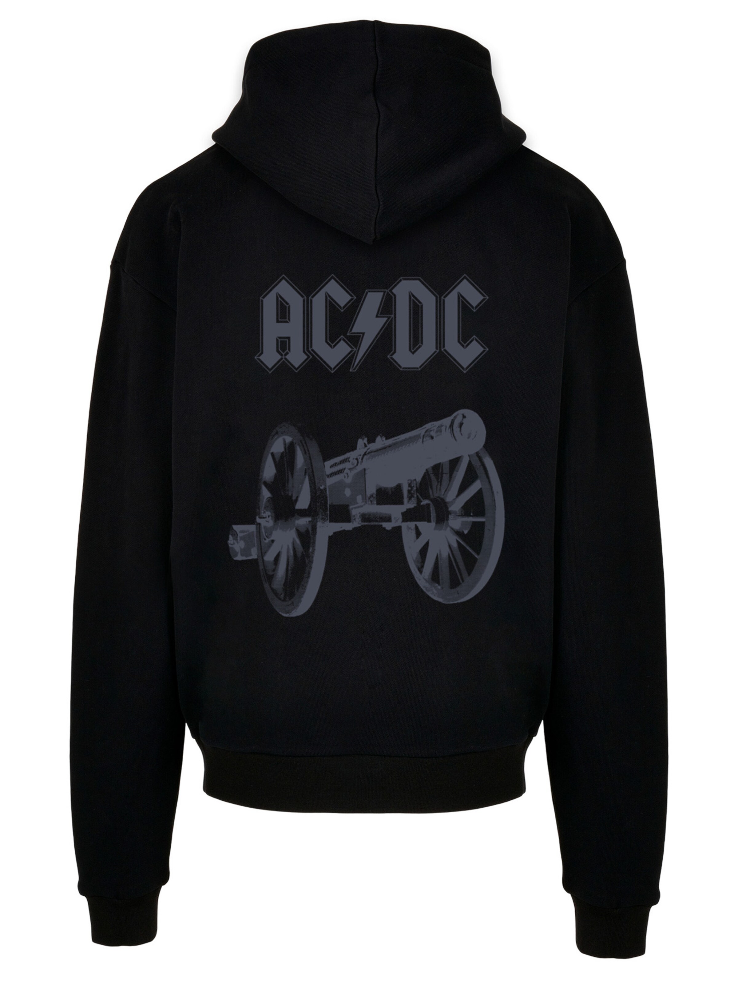 F4NT4STIC Sweatshirt 'ACDC' in Black: front