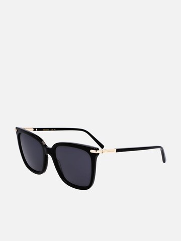 FERRAGAMO Sunglasses in Black: front