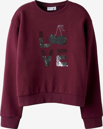 NAME IT Sweatshirt in Red: front