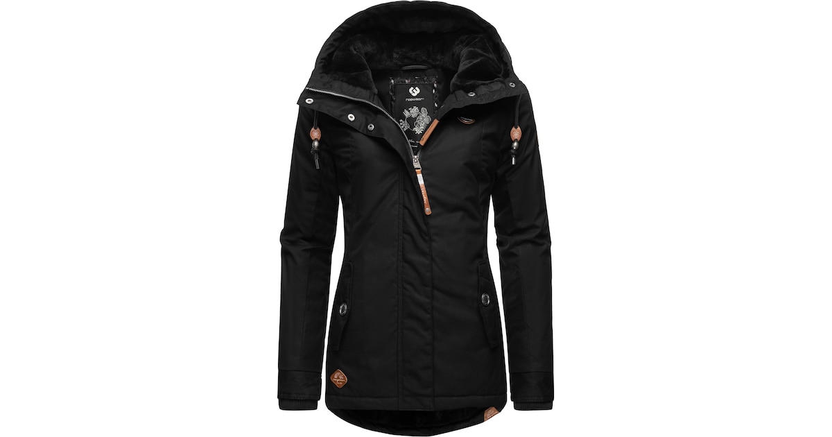 Ragwear Natalka Winterjas voor dames, parka met capuchon, XS - 6XL Ragwear Natalka Winterjas voor dames, parka met capuchon, XS - 6XL