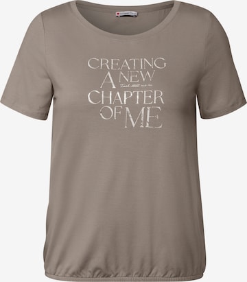 STREET ONE Shirt in Brown: front