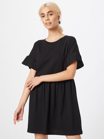 River Island - Vestido de verano en negro: frente