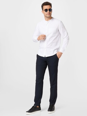 ABOUT YOU Regular fit Button Up Shirt 'Liam' in White