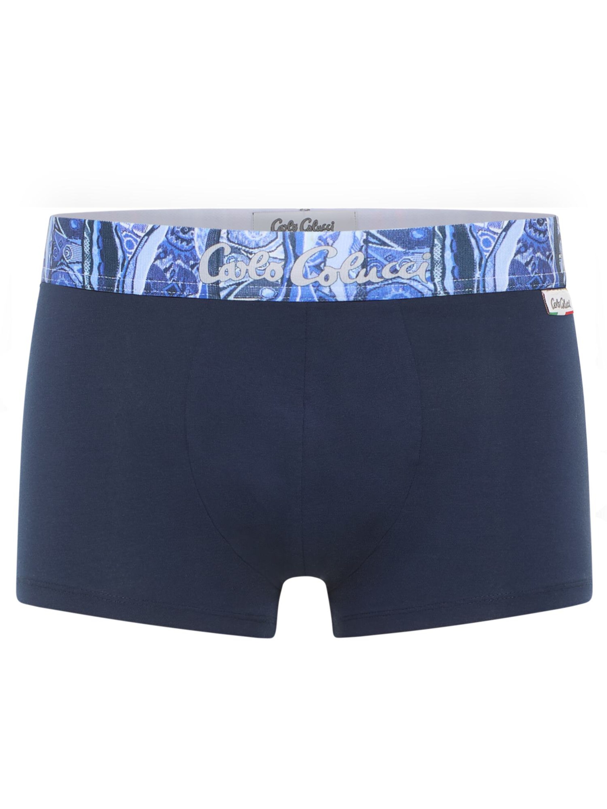 Carlo Colucci Boxer shorts 'Eccel' in Blue