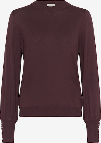 Pulover 'Lizza' de la Kaffe pe maro: față