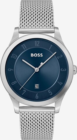 BOSS Analog Watch in Silver: front