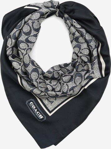 Foulard COACH en bleu : devant