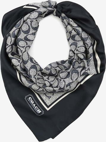 Foulard COACH en bleu : devant