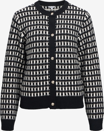 OBJECT Strickjacke 'OBJThess' in Schwarz: Vorderseite