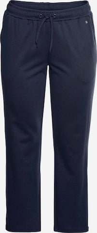 SHEEGO Loosefit Broek in Blauw: voorkant