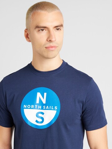 North Sails Tričko – modrá