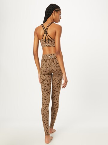 Hey Honey - Skinny Calças de desporto em castanho