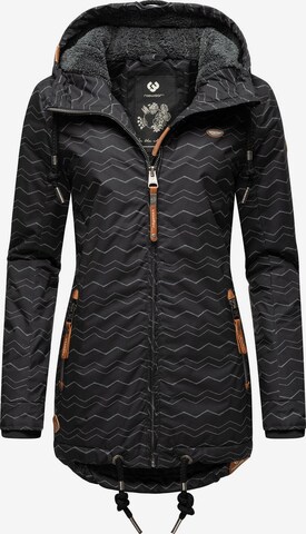 Ragwear Jacke 'Zuzka' in Schwarz: predná strana