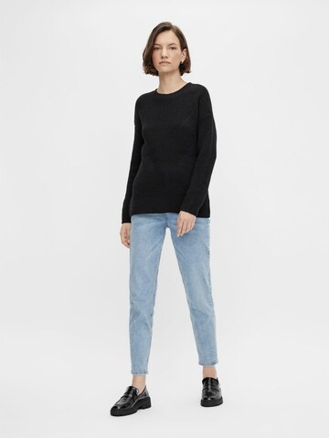 PIECES Sweater 'Karie' in Black