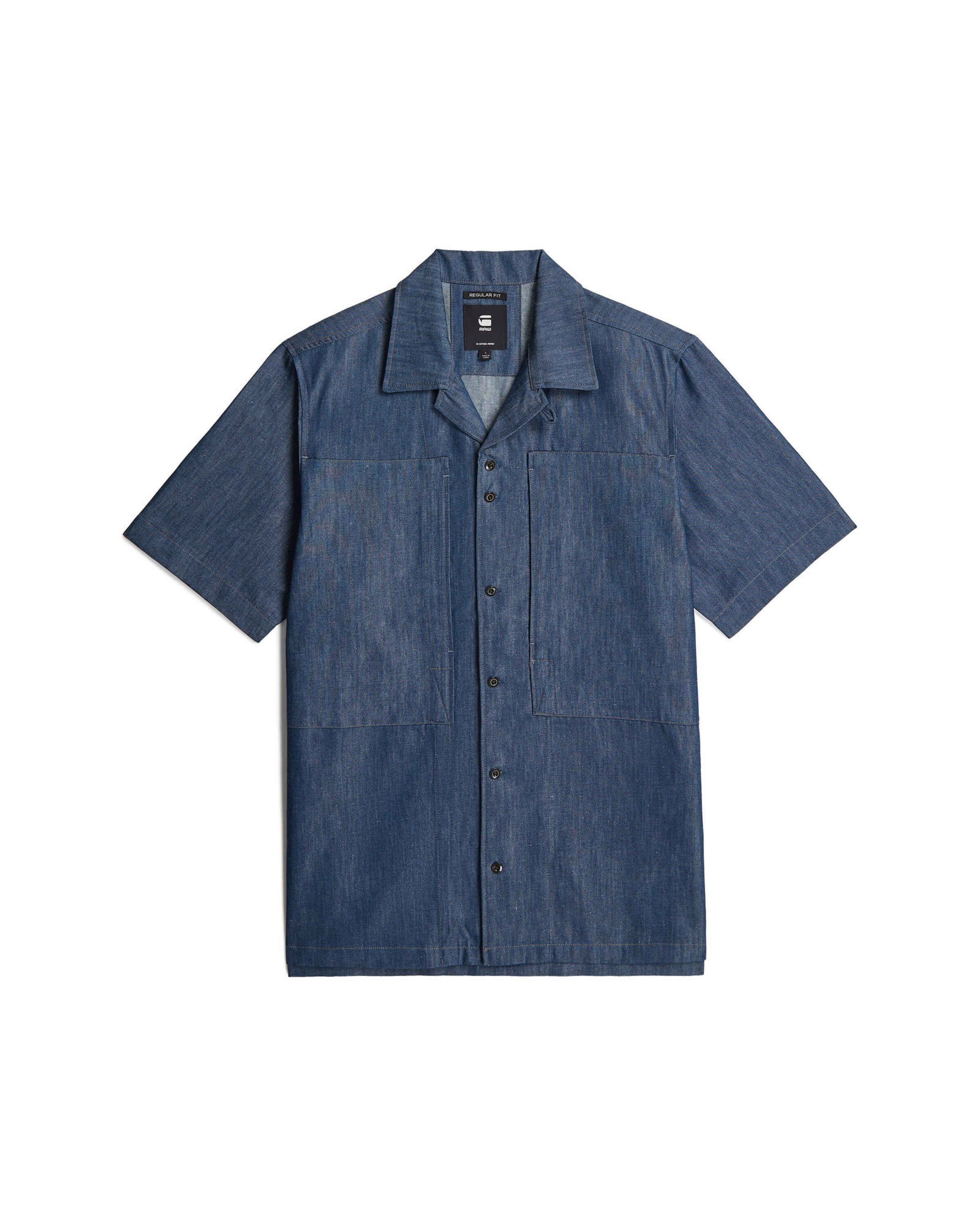 G-STAR Regular Fit Hemd in Blau: Vorderseite
