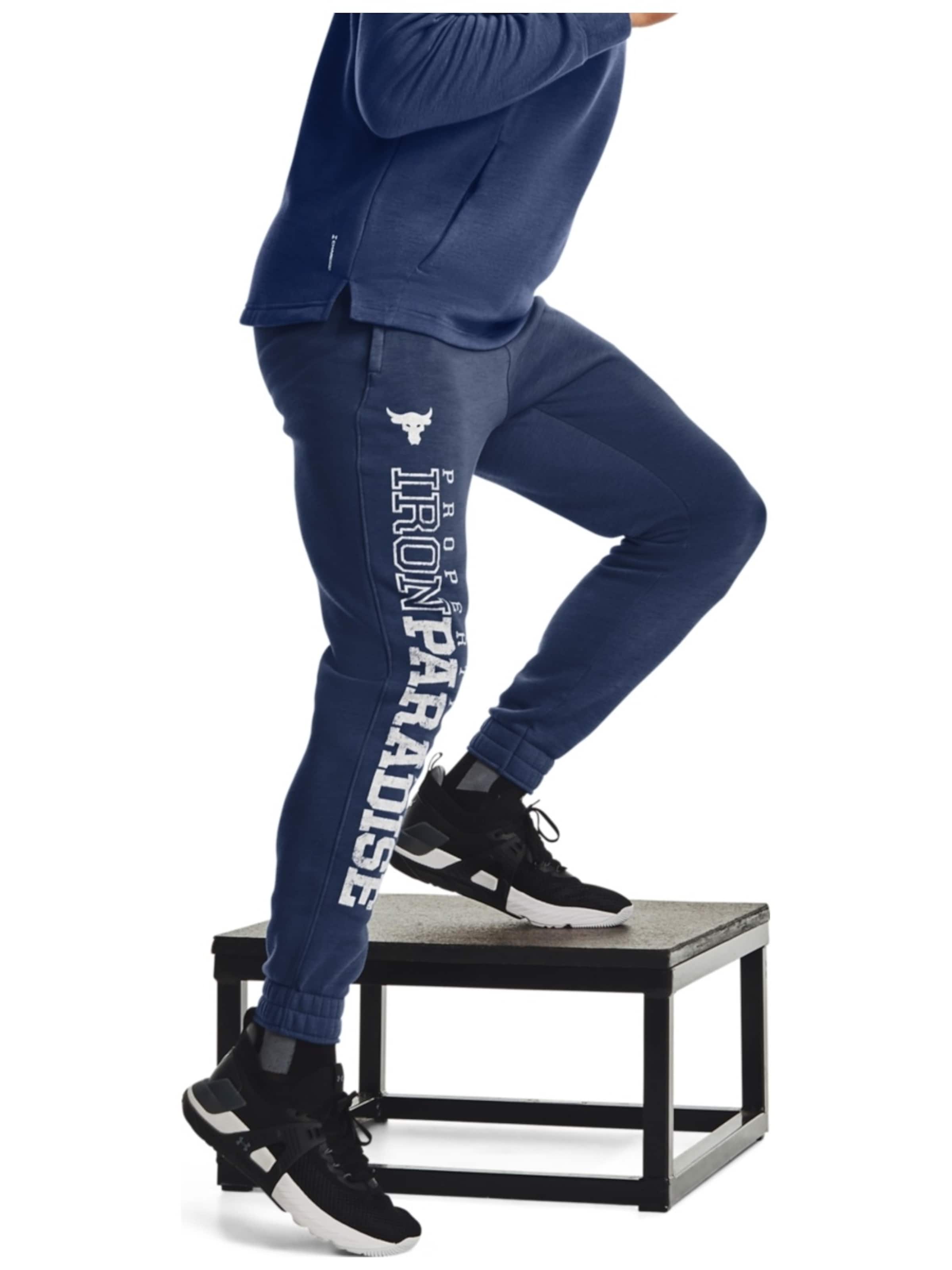 UNDER ARMOUR - regular Pantalón deportivo 'Under Armour UA Pjt Rock' en azul