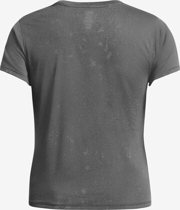 UNDER ARMOUR Functioneel shirt 'Launch Splatter' in Grijs