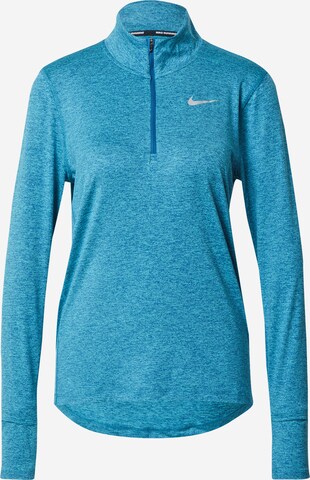 NIKE Performance Shirt 'Element' in Blue: front