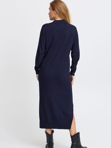 PULZ Jeans - Vestido de malha 'SARA' em azul