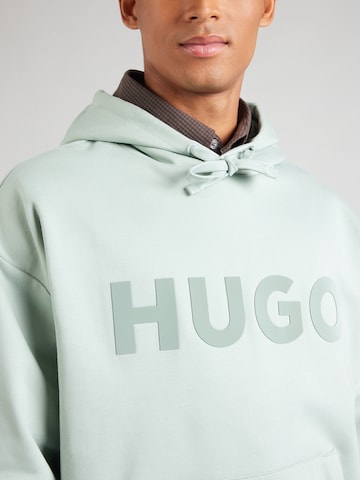HUGO - Sweatshirt 'Ditchle' em verde