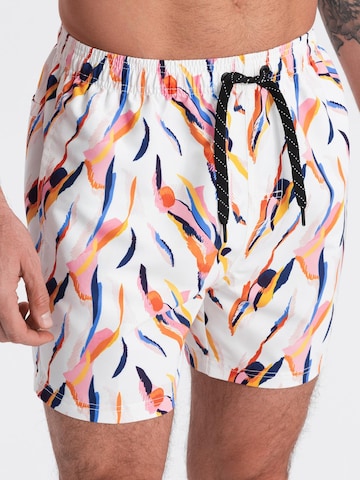 Ombre Regular Zwemshorts in Wit