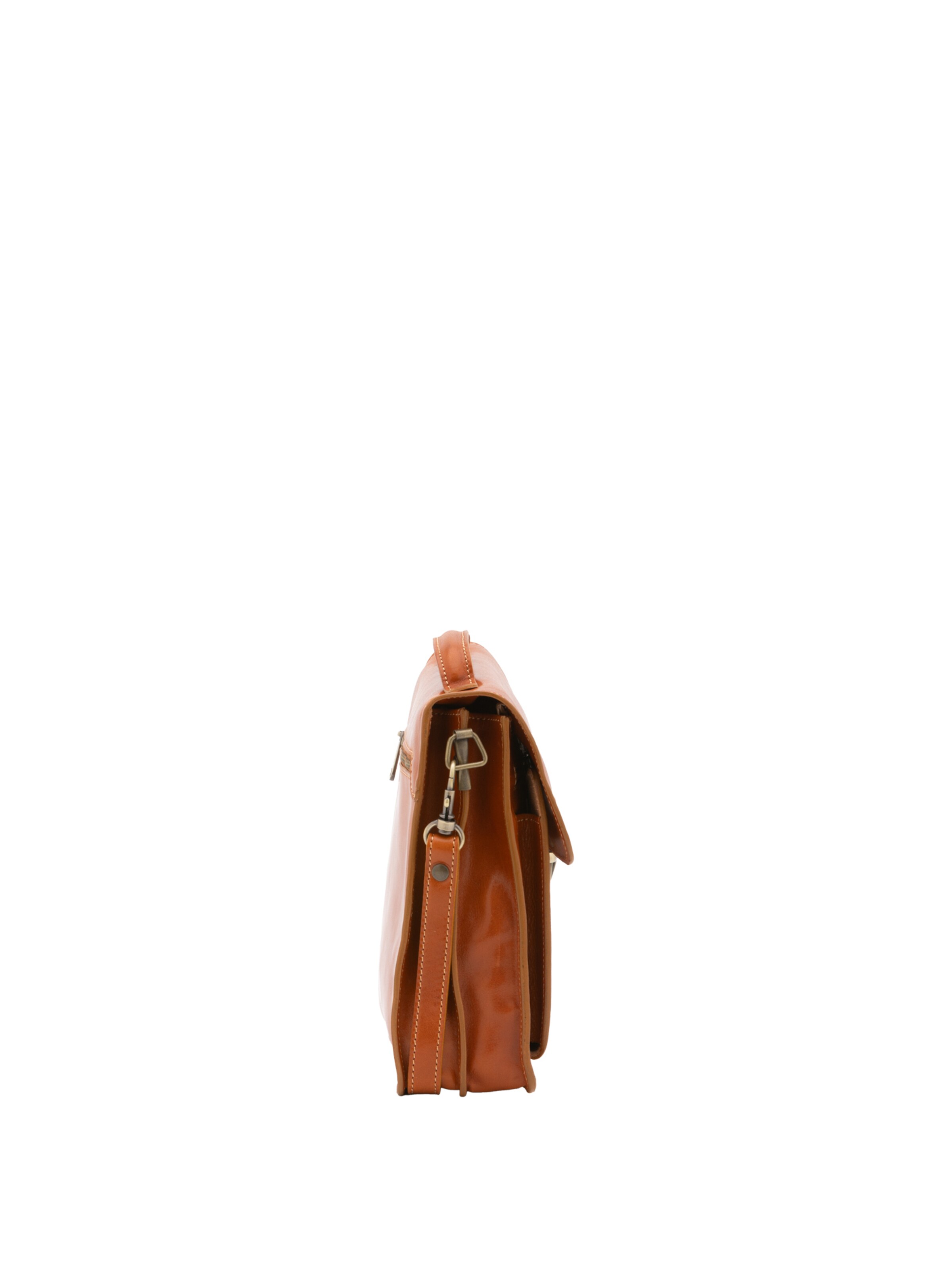 Borsa a tracolla 'Borsa a Tracolla Uomo Vera Pelle Vacchetta - Made in Italy' di I Fratelli in beige