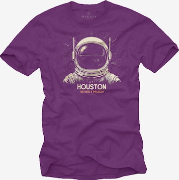 MAKAYA Shirt in Purple: front