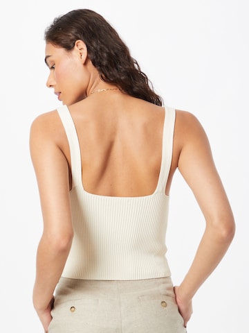 Gina Tricot Stricktop 'Soleil' in Beige