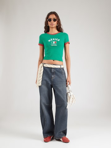 LEVI'S ® Tričko 'MINI RINGER X USA RETRO' - Zelená