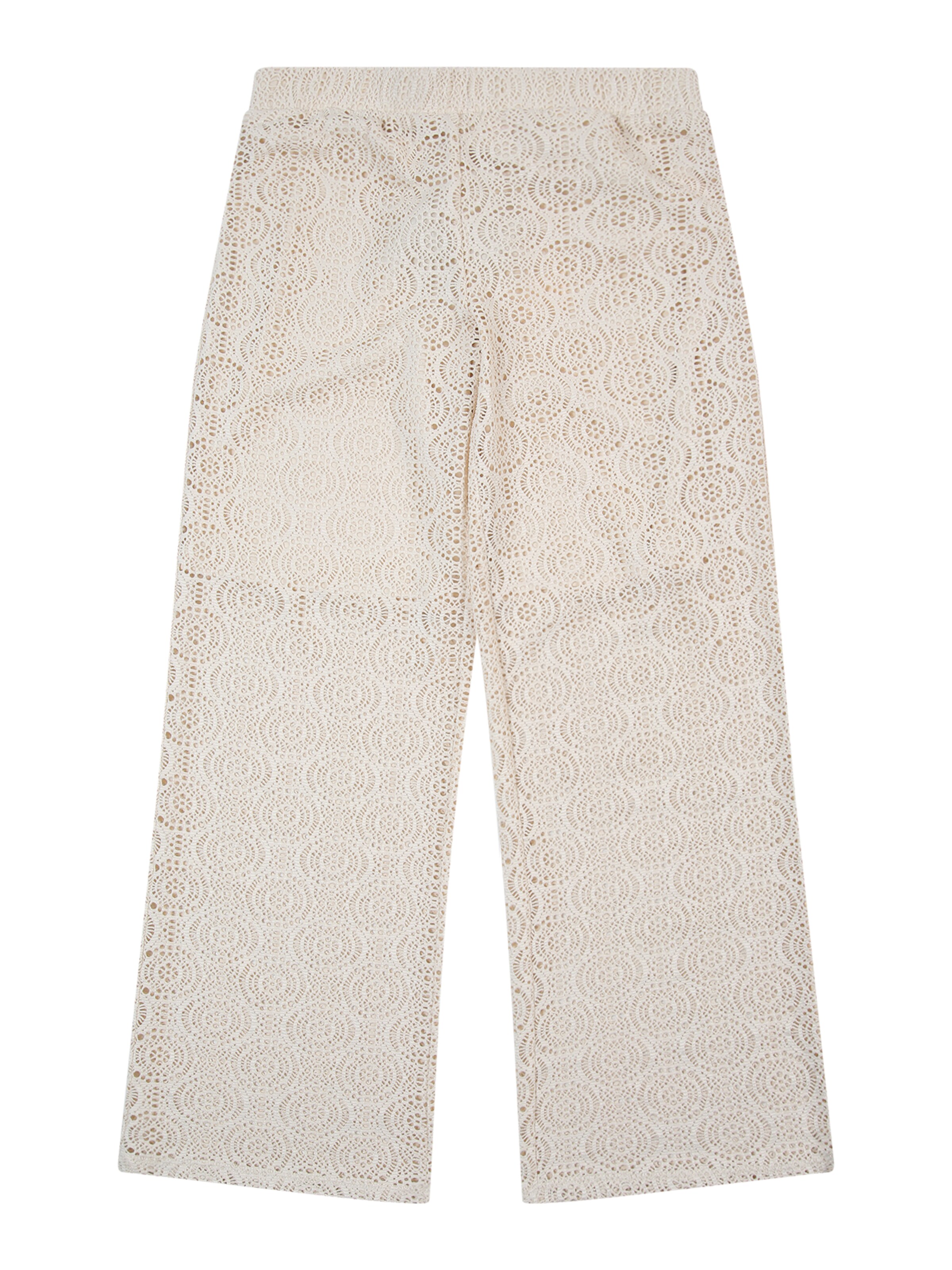 Vero Moda Girl - Pierna ancha Pantalón 'VMMaya' en beige: frente